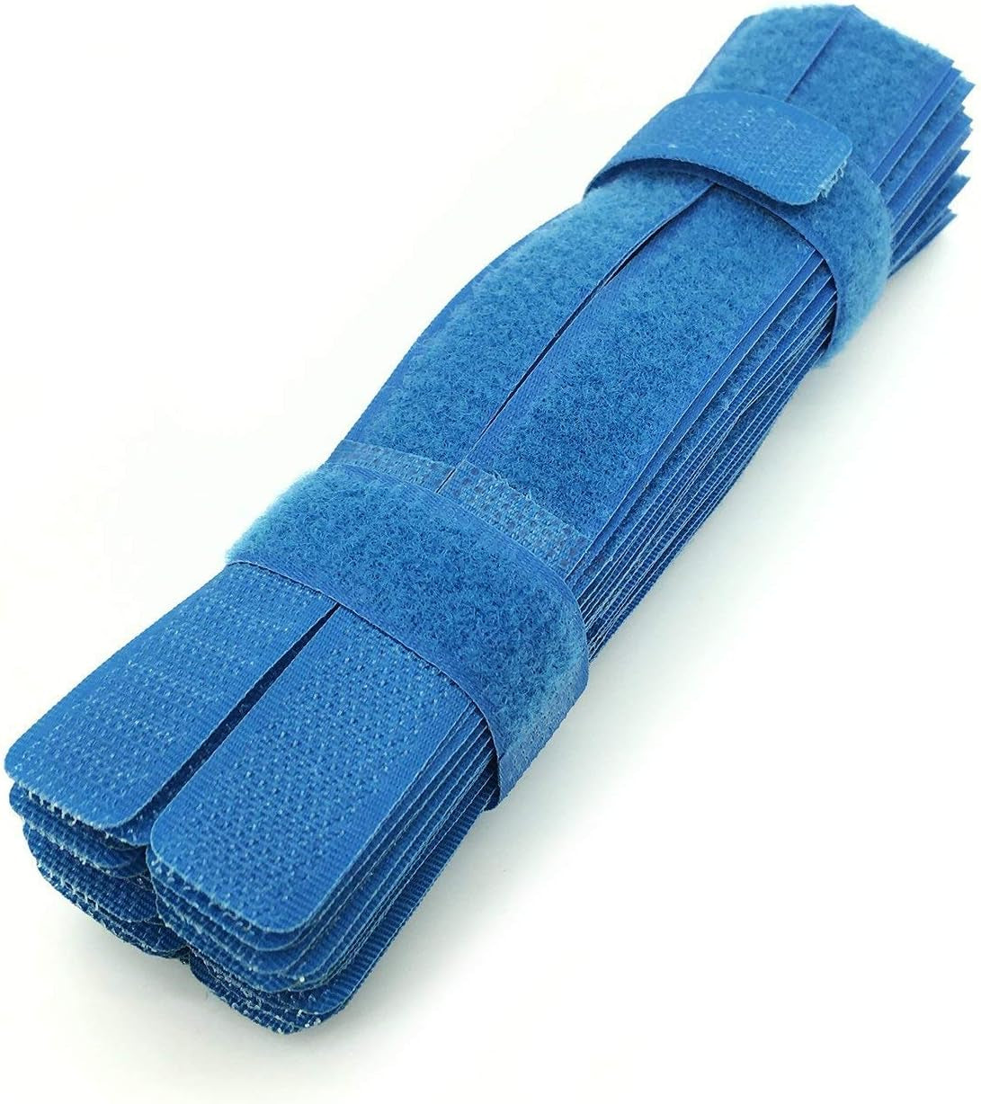 50Pcs Cable Ties Reusable Fastening Wire Organizer Cord Rope Holder 7 Inch (Black)