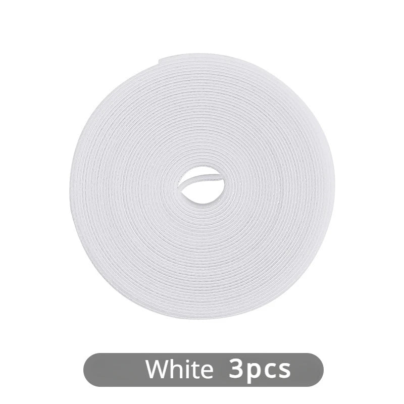 1PC Data Cable Management Cable Tie Reusable Removable Multi-Purpose Wire Organizer Data Cable Storage Tape Plant Fixation