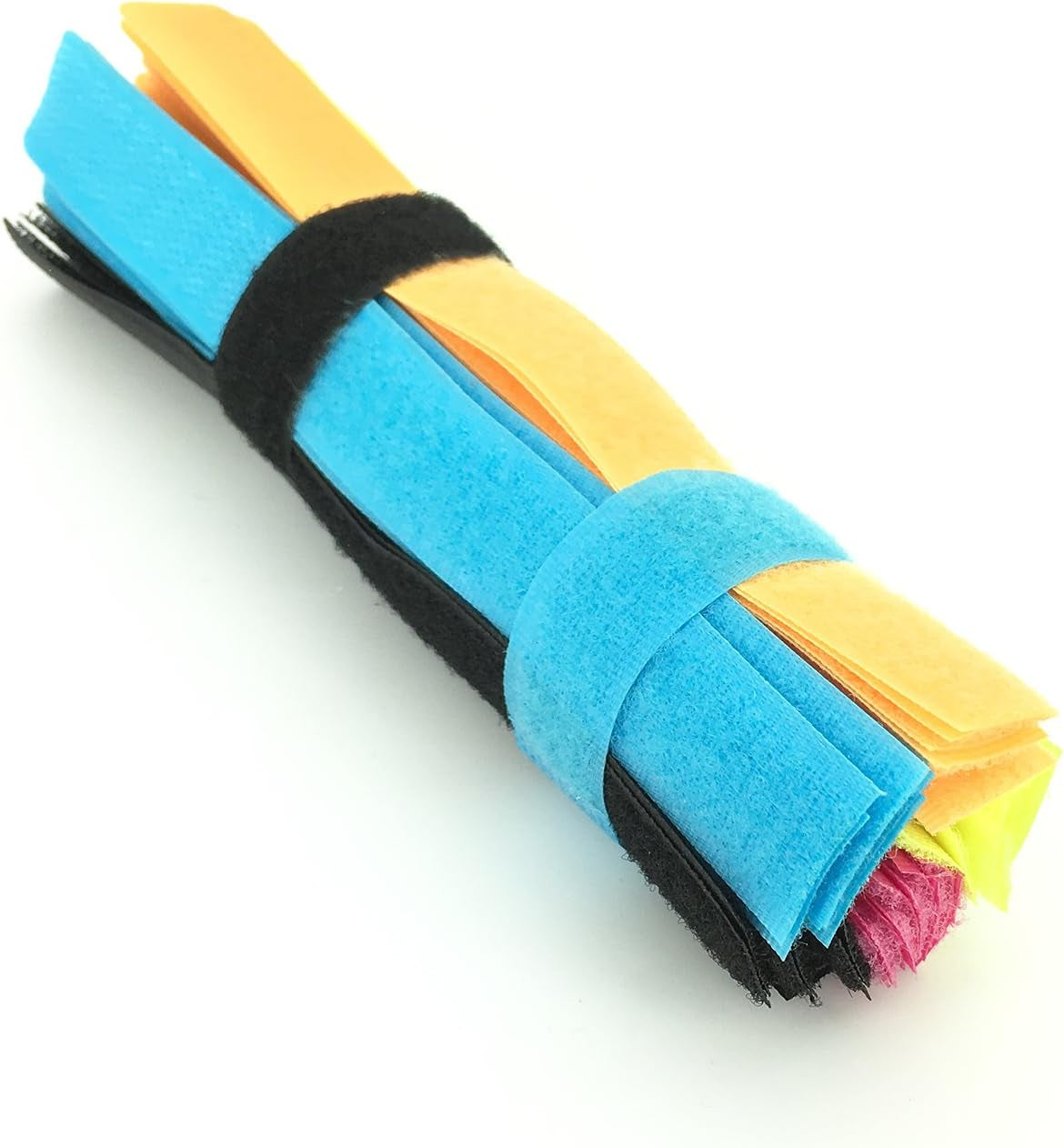 50Pcs Cable Ties Reusable Fastening Wire Organizer Cord Rope Holder 7 Inch (Black)