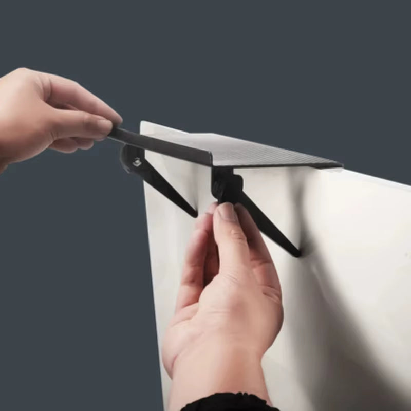 TV Screen Top Shelf Adjustable Computer Monitor Desktop Display Stand Storage Rack Holder Home Office Organizer