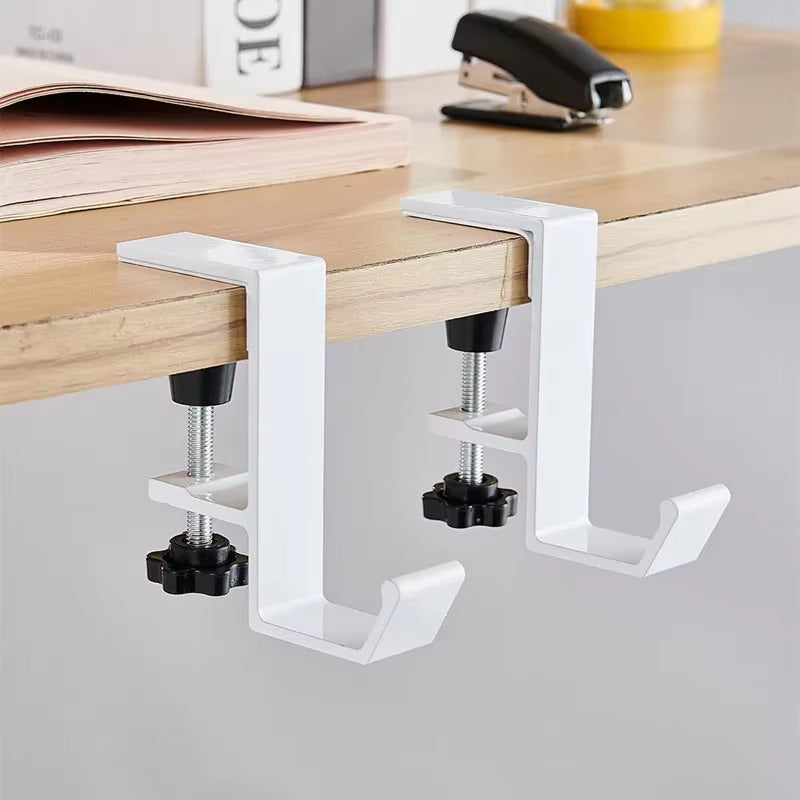 1/2Pc Adjustable Desk Edge Hook Gaming Headset Desk Hanger Backpack Storage Hanging Hook Holder Punch-Free Home Office Organizer