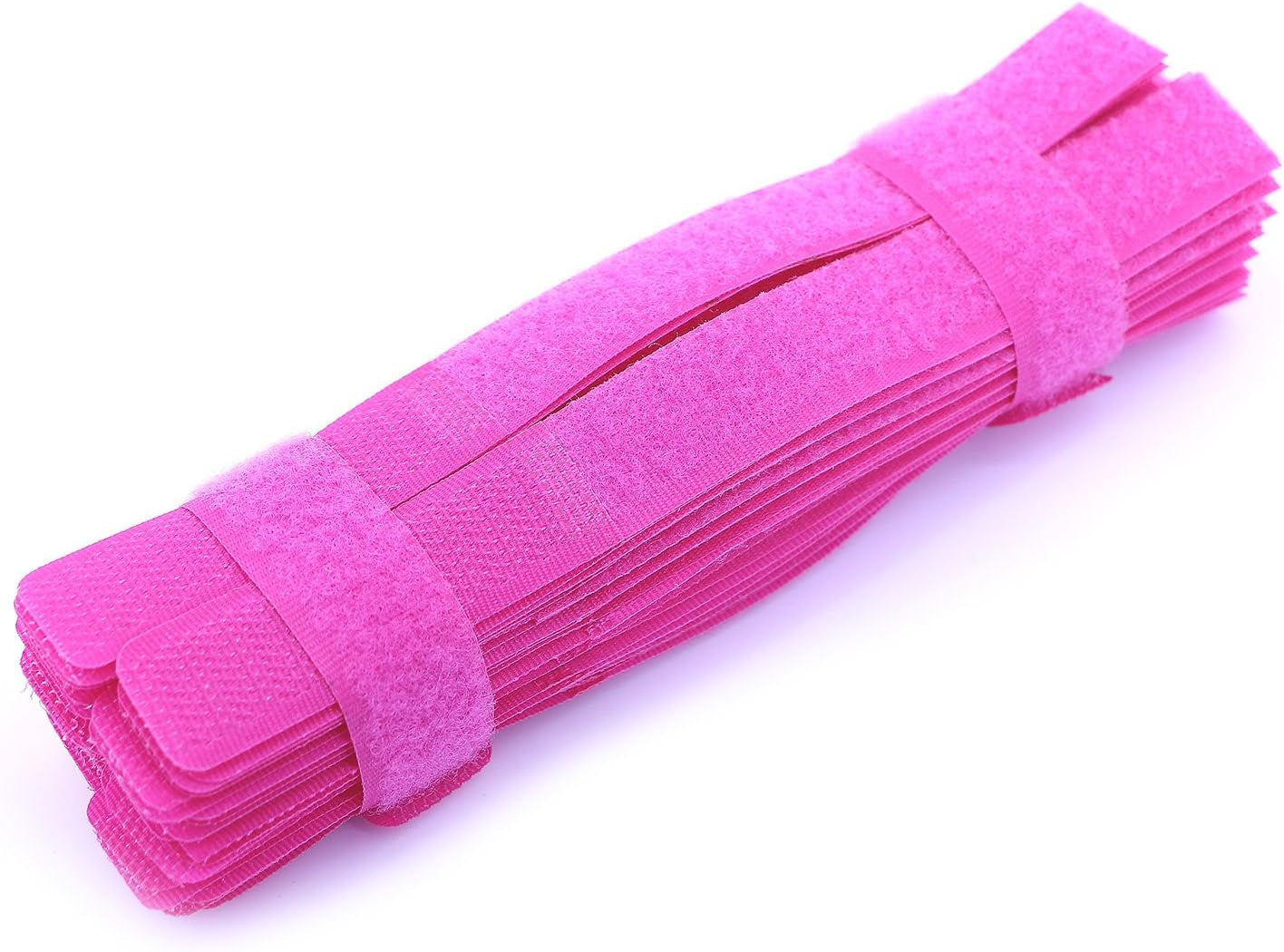 50Pcs Cable Ties Reusable Fastening Wire Organizer Cord Rope Holder 7 Inch (Black)