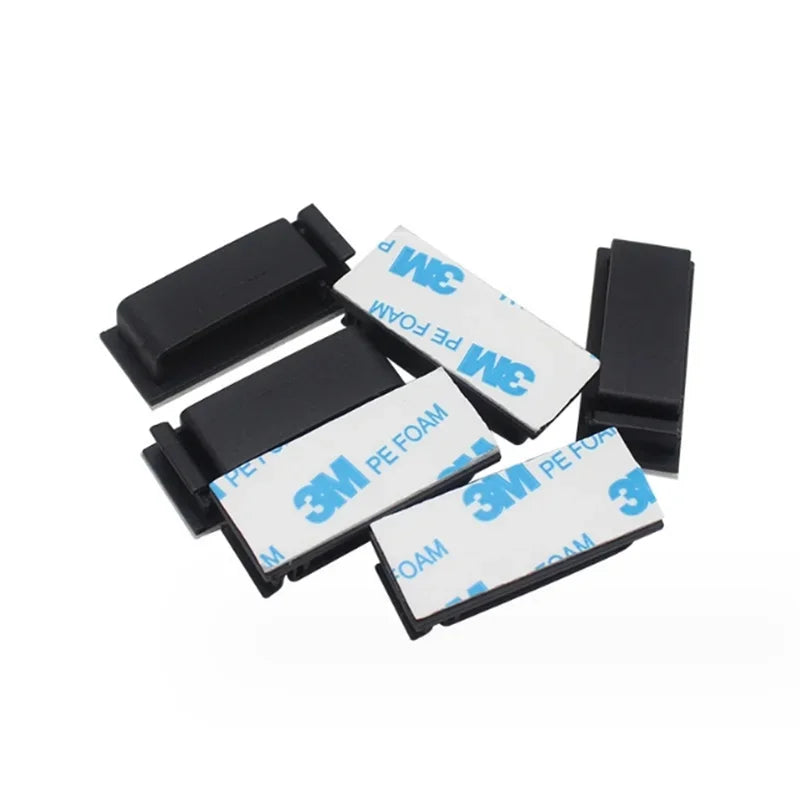 Cable Fixing Clip Cable Wire Sorting Buckle Chassis Organizer 19*47 Black and White Organizer