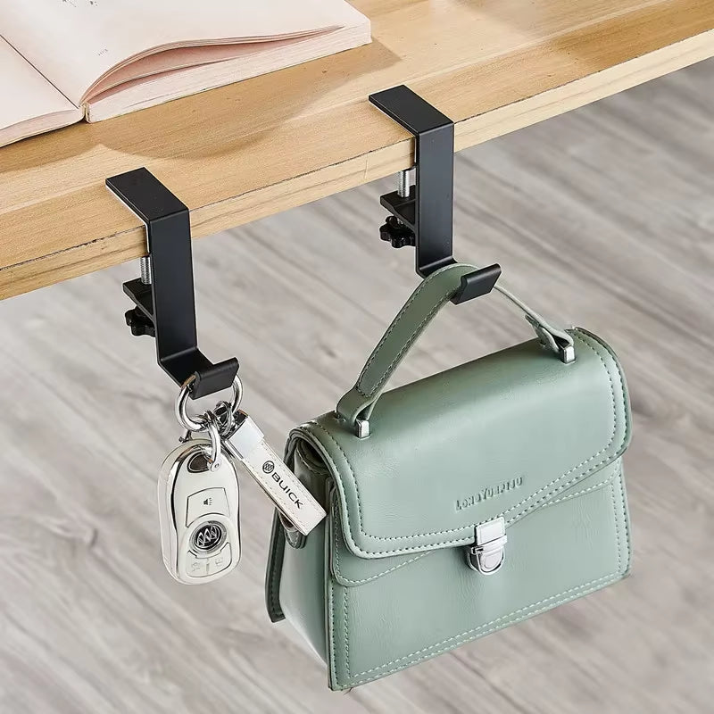 1/2Pc Adjustable Desk Edge Hook Gaming Headset Desk Hanger Backpack Storage Hanging Hook Holder Punch-Free Home Office Organizer
